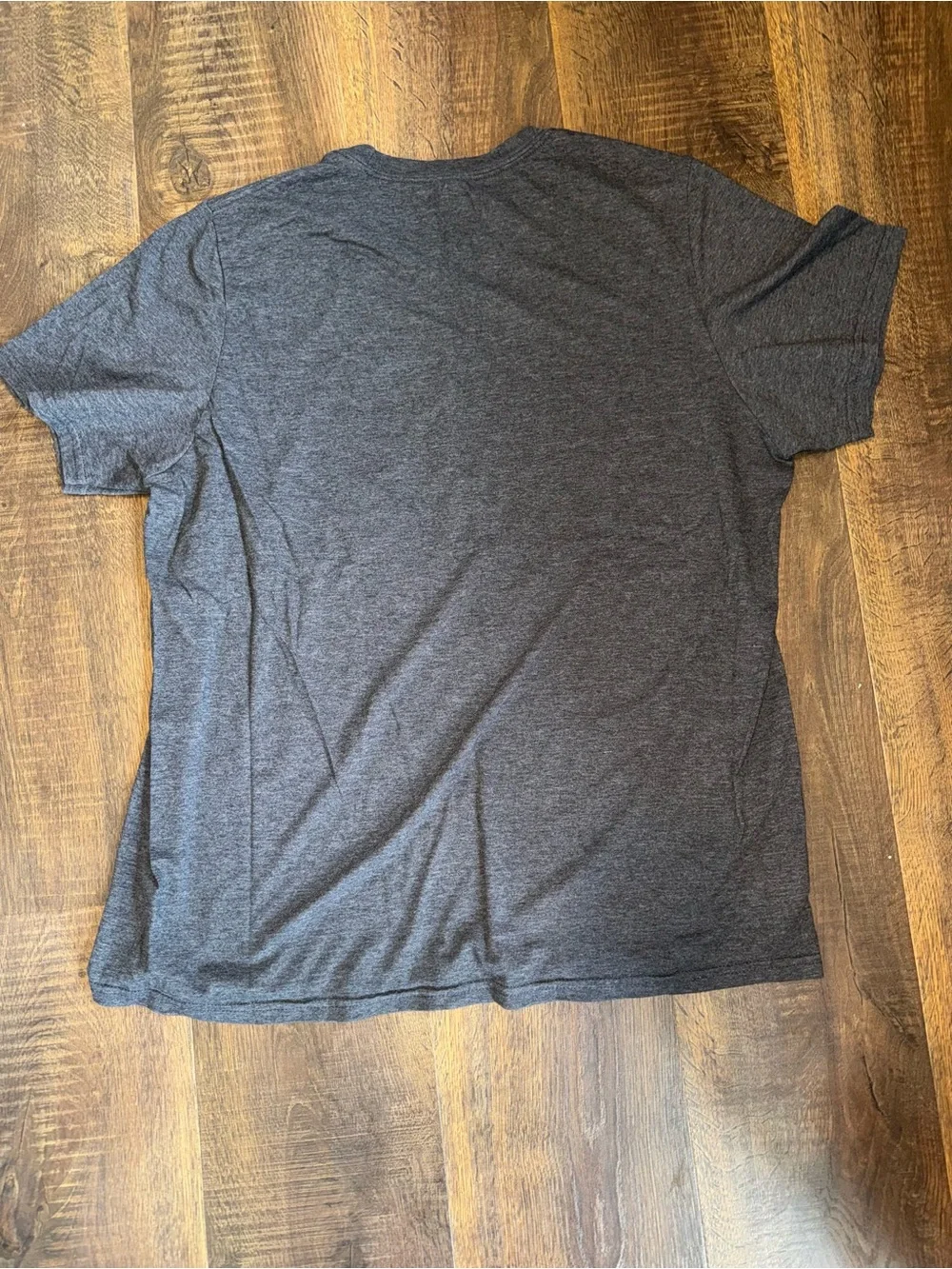 Adidas Heather Charcoal Logo Tee | Men’s XL | Climalite Athletic T-Shirt